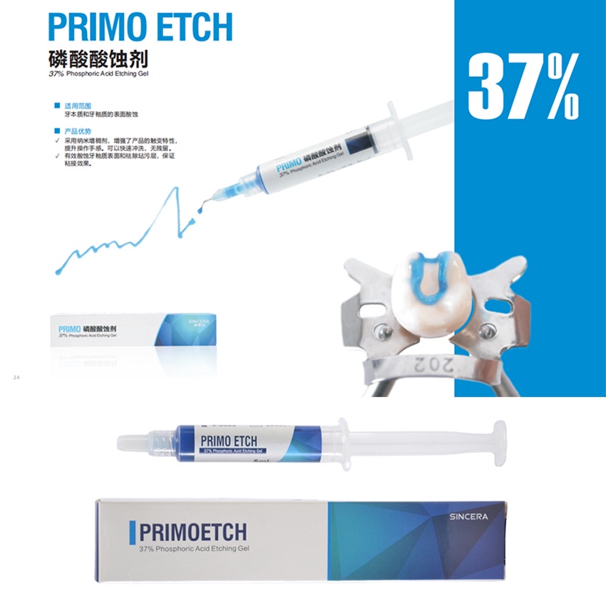 37% Phosphoric Acid Etching Gel PRIMO ETCH dental acid | Shopee Philippines