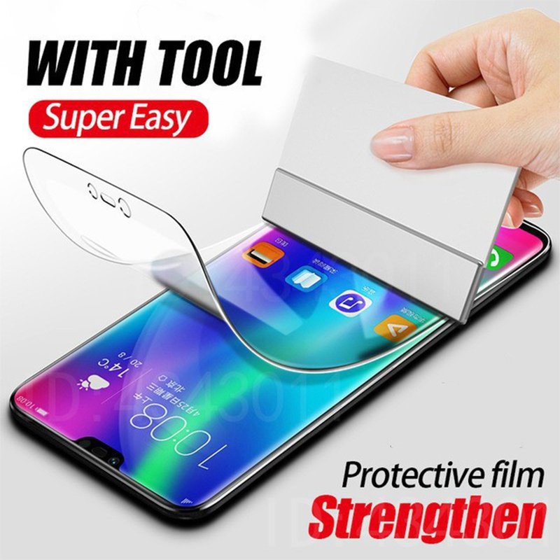 LG Velvet 5G Screen Protector LG V60 ThinQ LG V50 V50S VK40S K50S G8 G8X  V40 V30 G8 ThinQ G7 G6 G5 Hydrogel Nano Soft TPU film