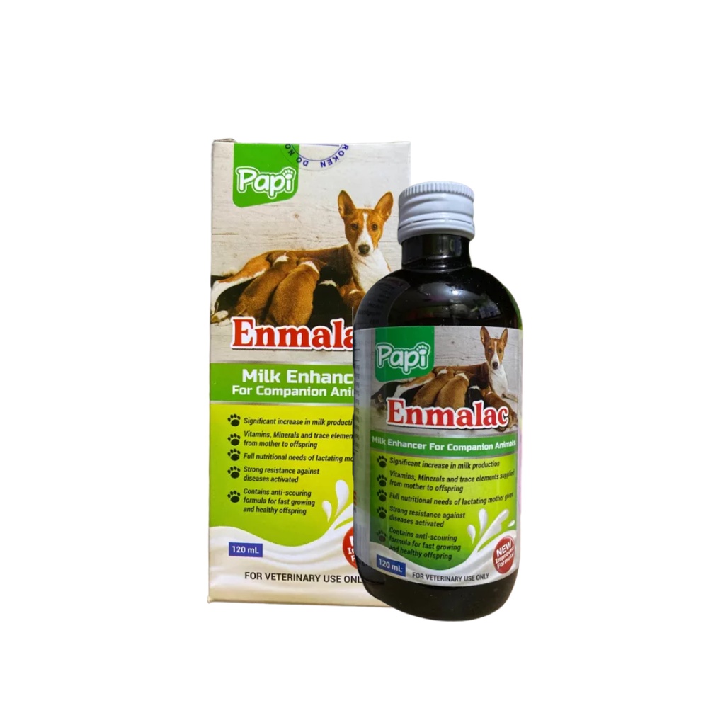 Milk Enhancer and Vitamins for Pregnant Dog Enmalac 120ml Oasis 120ml