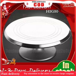 1pc, Purple Aluminium Alloy Revolving Cake Stand (12), Rotating Cake  Turntable For Cake, Cupcake Decorating Supplies, Holiday Party Supplies