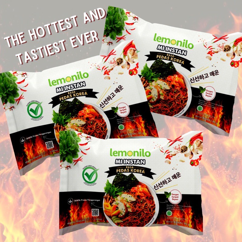 Lemonilo Korean Spicy Flavor 85G | Shopee Philippines