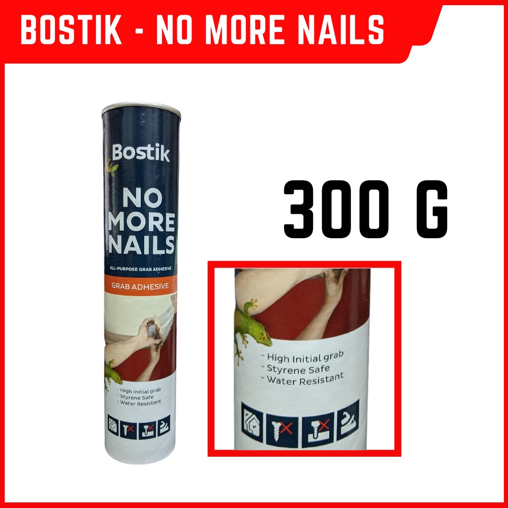Bostik No More Nails All Purpose Grab Adhesive 300 grams (NMN3G