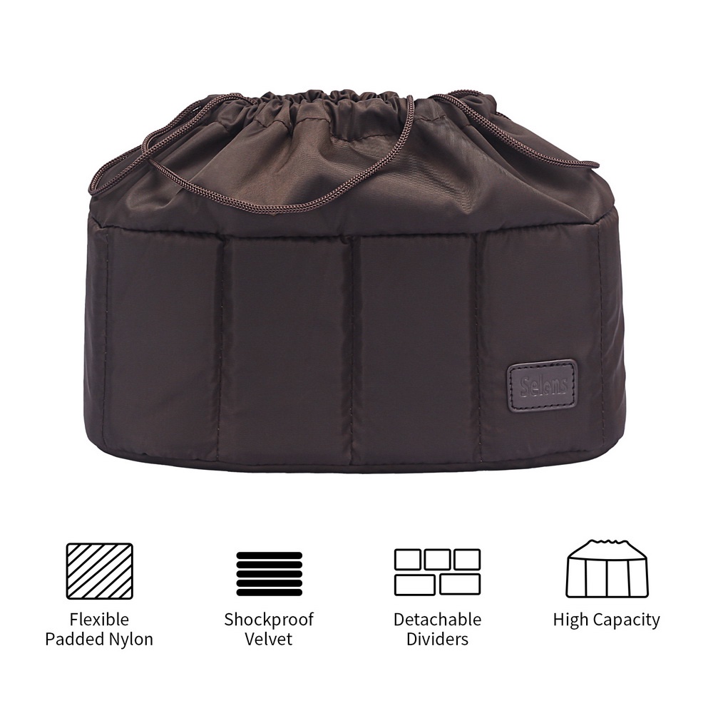 Camera Bag Liner Insert Padded Camera Inner Divider Case For Sony