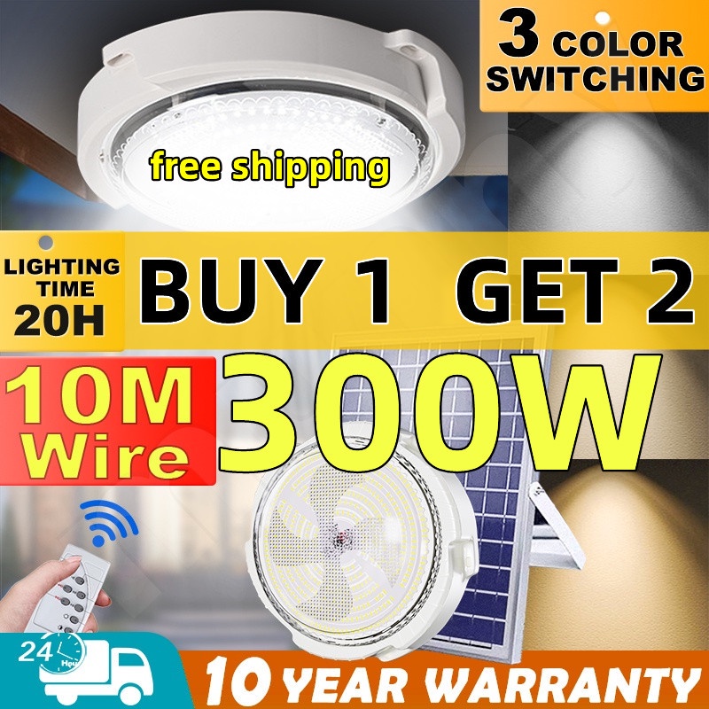 solar light indoor led lights BUY 1 TAKE 1 bulb outdoor Waterproof for room ceiling christmas