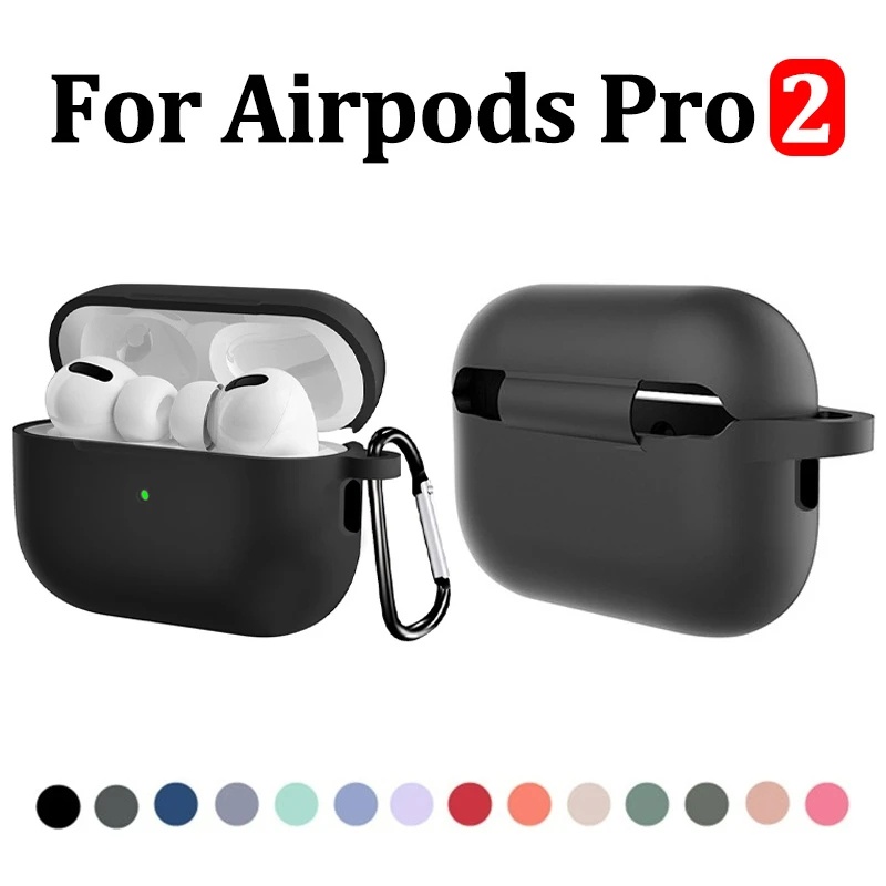 For Airpods Pro 2 Shock Resistant Full Protective Silicone Case