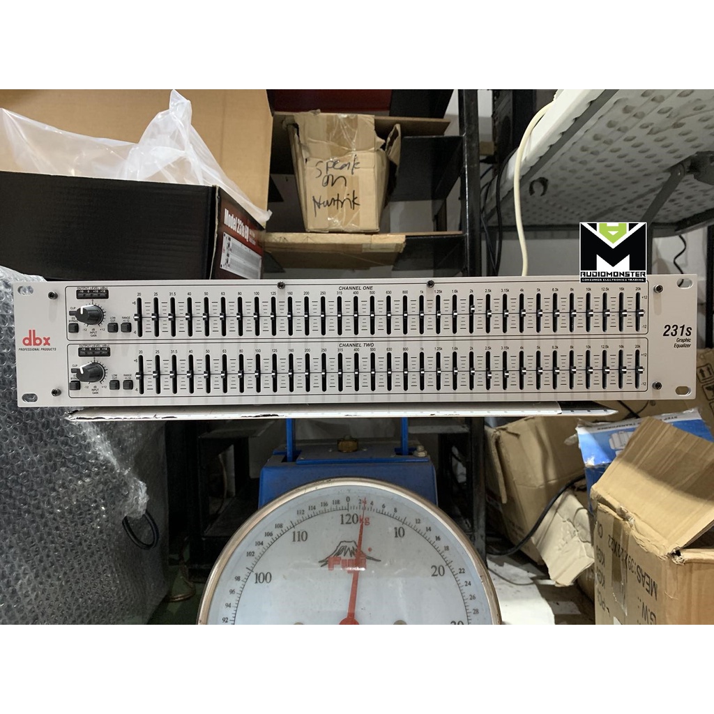Original DBX 231S EQ DUAL 31BAND GRAPHIC EQUALIZER Shopee Philippines