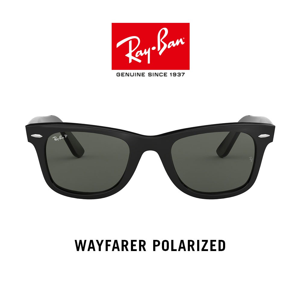 Ray Ban Wayfarer Polarized RB2140F 901 58 Sunglasses Shopee Philippines