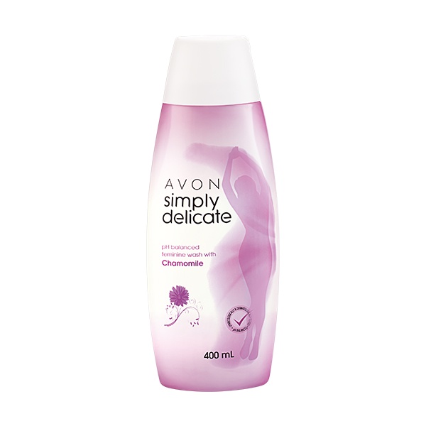 AVON SIMPLY DELICATE CHAMOMILE pHBALANCED FEMININE WASHES 400 ml