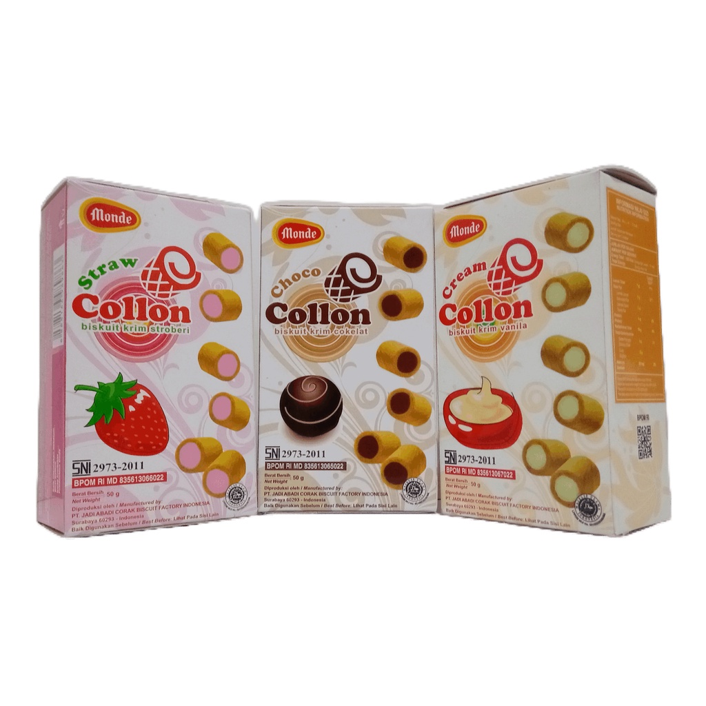 Monde Collon Sweet Snack Filled With Cream 50g | Shopee Philippines