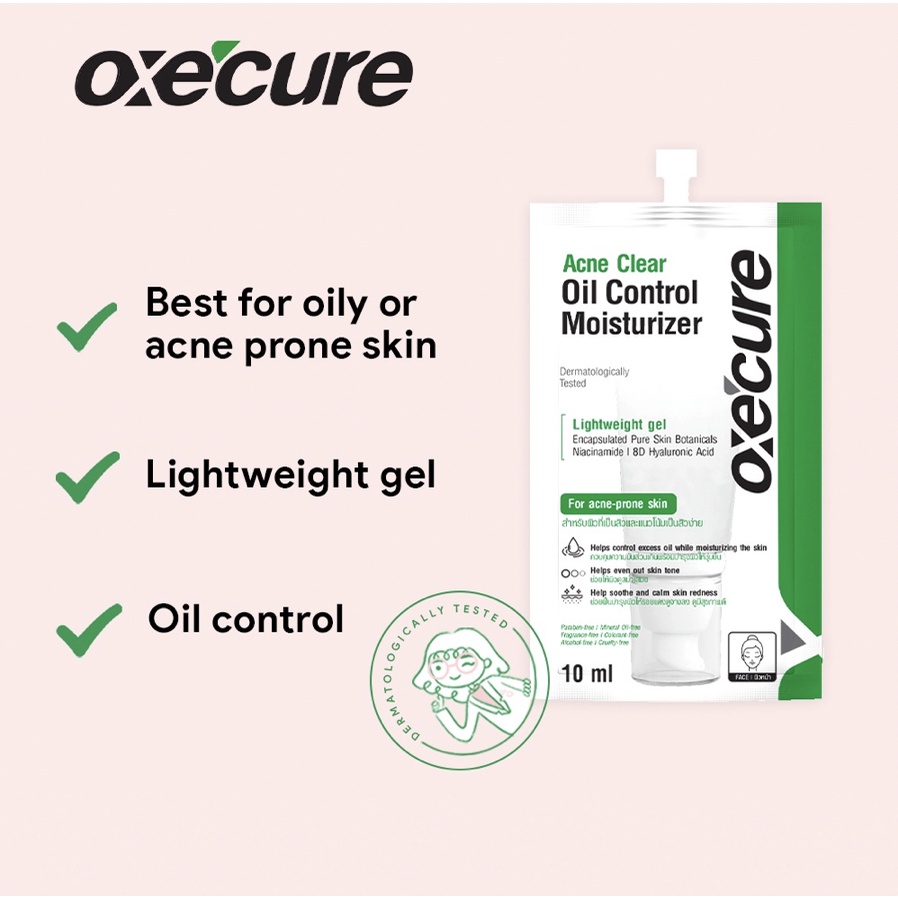 Oxecure Acne Clear Oil Control Moisturizer 10ml Shopee Philippines 6470