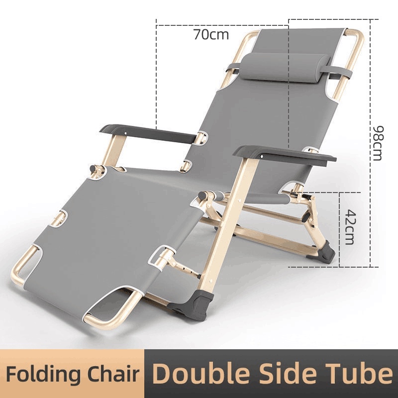 Folding Bed Fold Chair Single Bed Couch Lunch Break Bed Portable