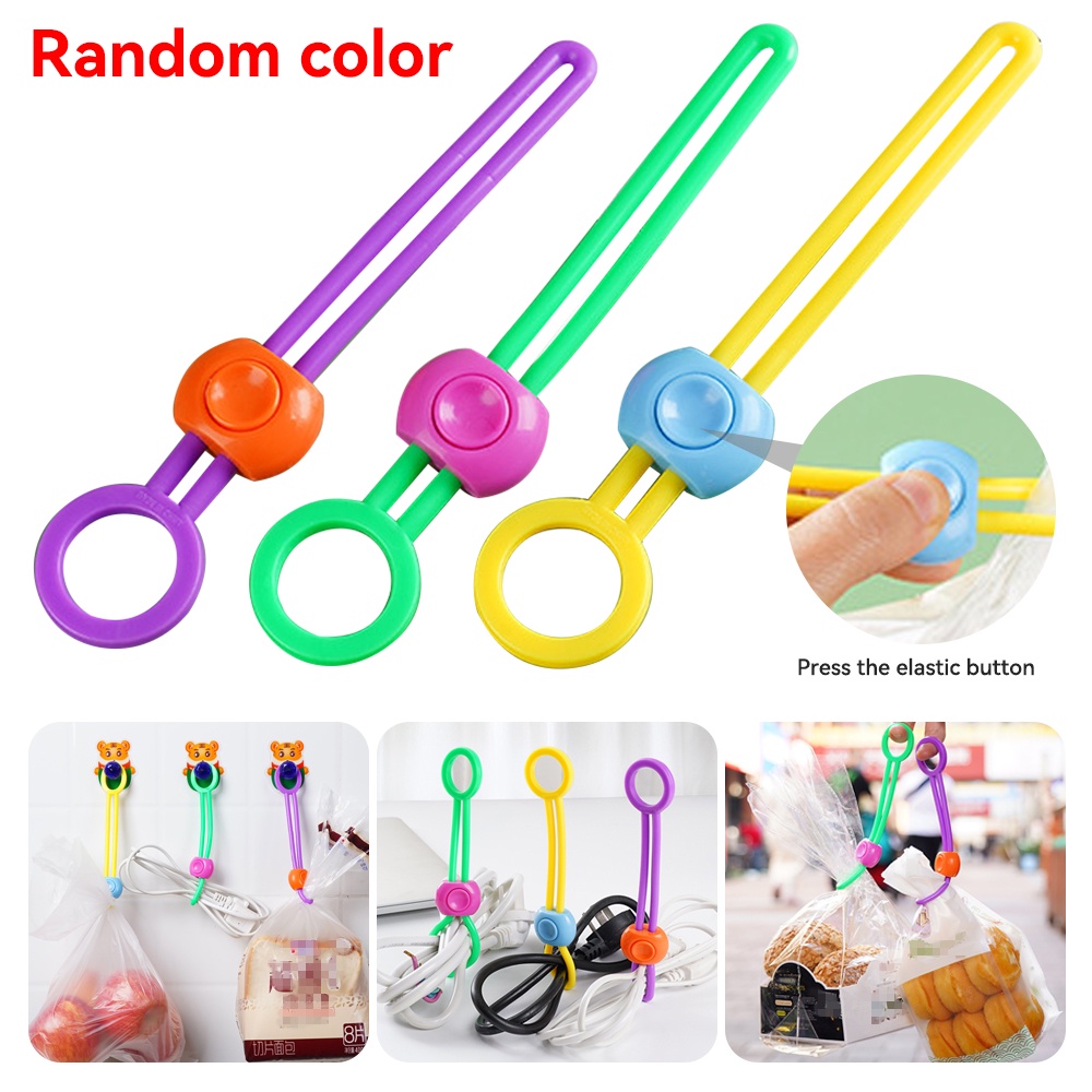 1pc Sealing Rope Reusable Hangable Sealing Tied Straps Practical Random ...