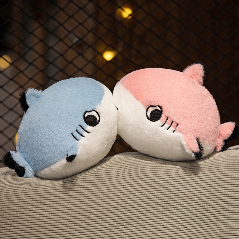 Cute Plush Shark Toy Fat Shape Shark Pillow Cushion Stuffed Fish Soft ...