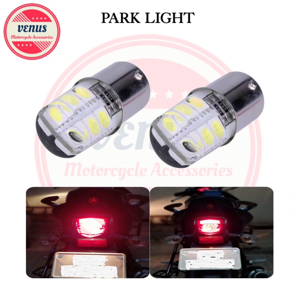 Venus Motorcycle Bulb Led Taillight With Brake Light Steady Universal ...