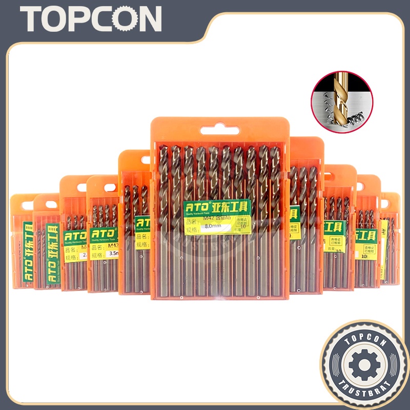 Metal Drill Bit Set Long Metal Drill Bit Alloy Drill Bit Set 1/8 3/16 1/16 5/32 5/16 1/4 10pcs