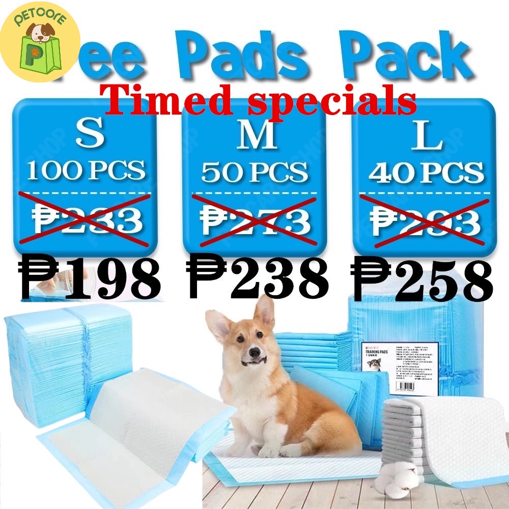 Dog Pee Pads Pack Pet Training Pads Wee Pads Per Pack whole package for