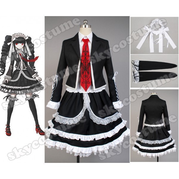 Dangan Ronpa Yasuhiro Taeko Cosplay Costume DanganRonpa Celestia ...