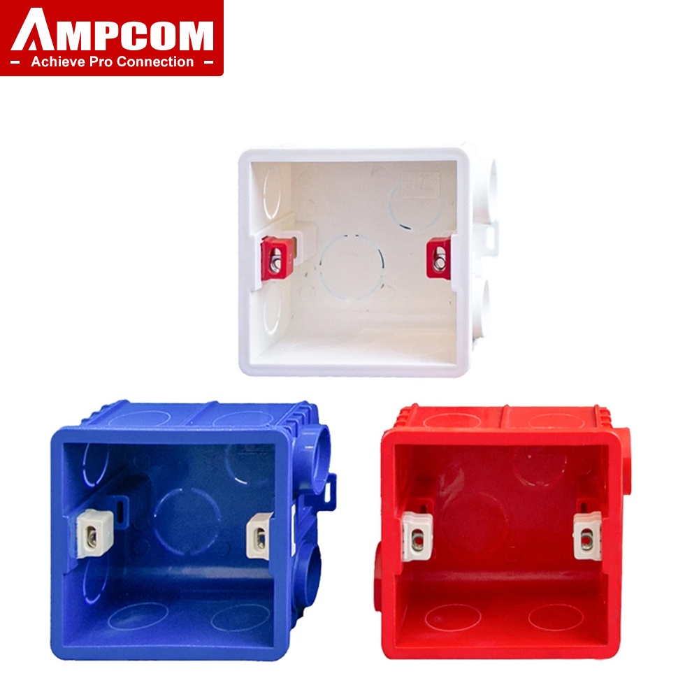 AMPCOM 86-Type PVC Internal Mount Adjustable Junction Box, Hidden ...