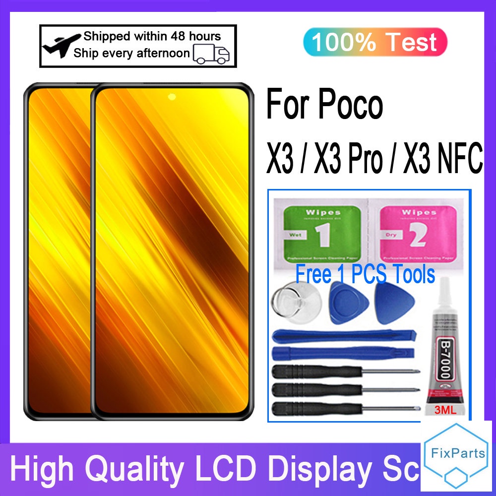 For Xiaomi Poco X3 / Poco X3 Pro / Poco X3 NFC LCD Display Touch Screen ...