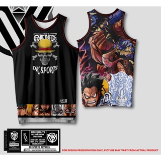 NBA x ONE PIECE - RORONOA ZORO - ANIME CODE DLMT018 FULL SUBLIMATION JERSEY  (FREE CHANGE TEAM NAME, SURNAME & NUMBER)