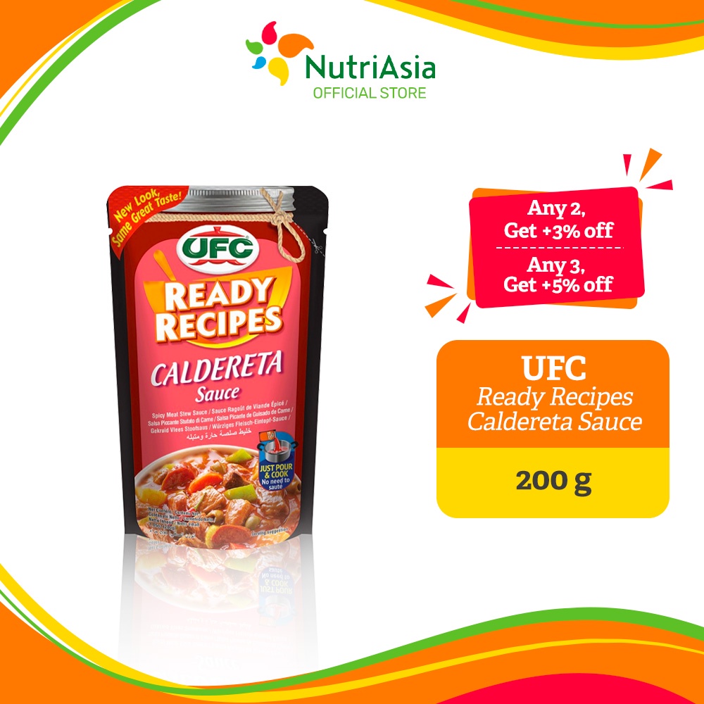 UFC Ready Recipes Caldereta Sauce 200g | Shopee Philippines
