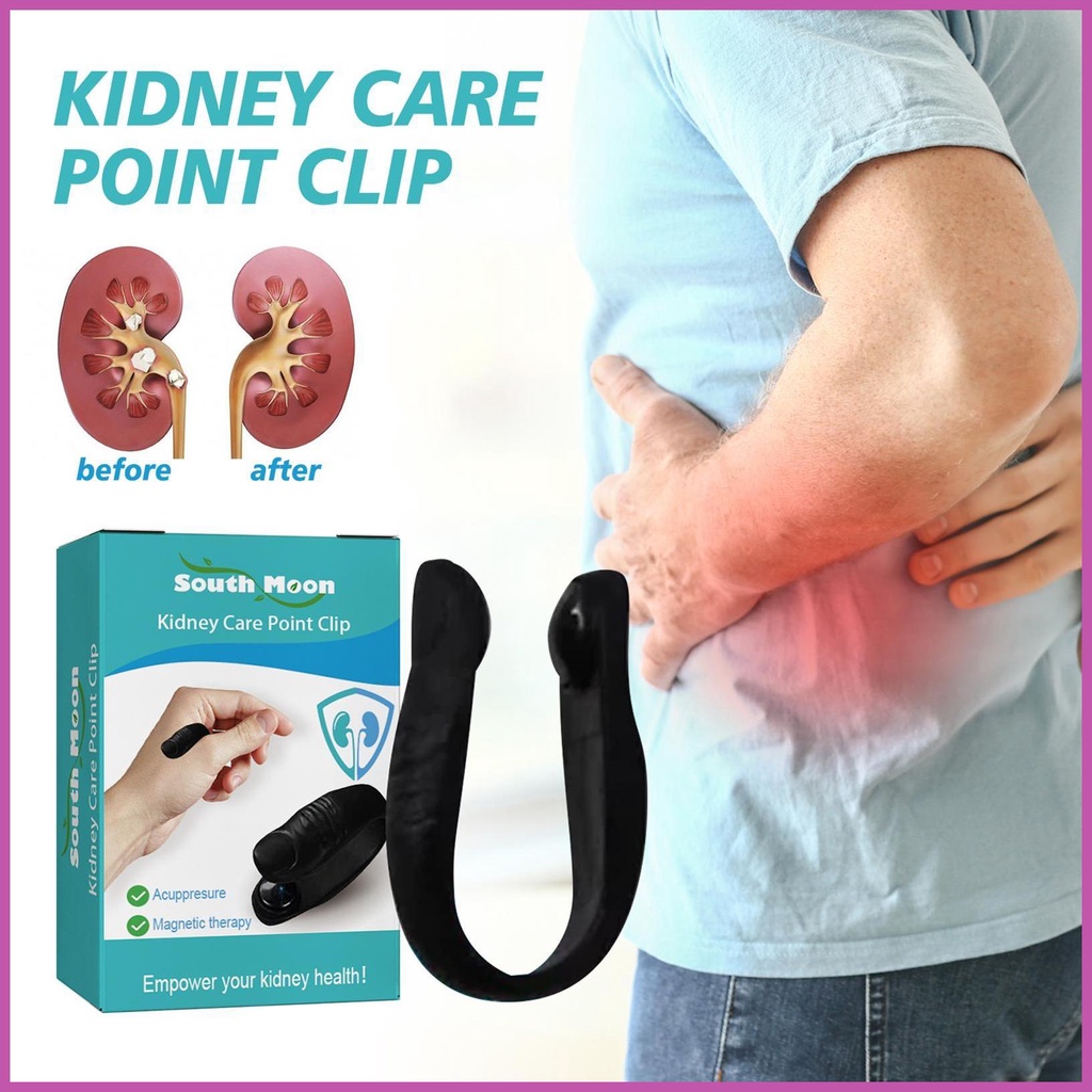 Kidney Care Point Clip Dissolve Kidney Stones Health Massage Point Clip