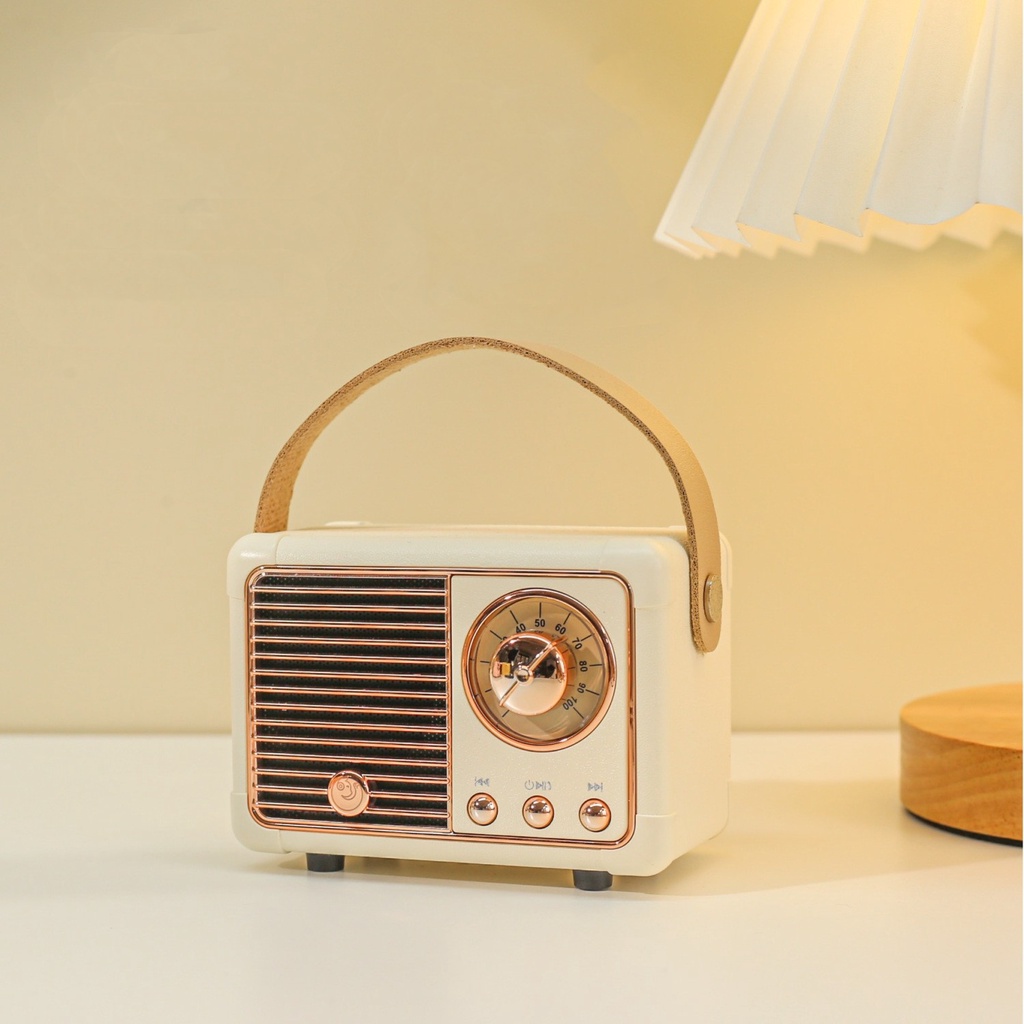 Retro Bluetooth Wireless Speaker Portable Speaker Stereo Bluetooth ...