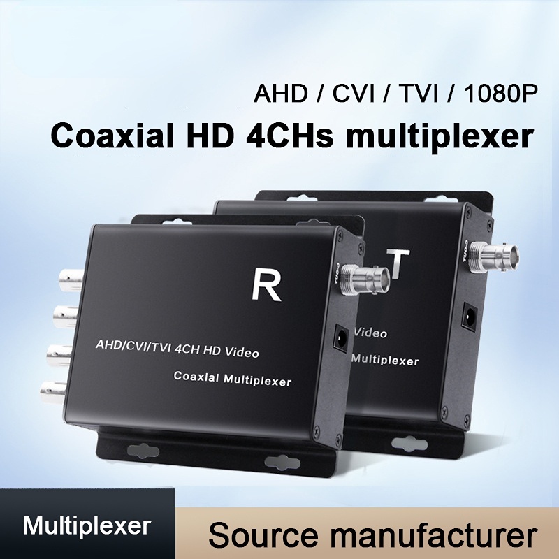 4 Channel Hd Coaxial Video Multiplexer For Ahd/cvi/tvi/analog Cctv