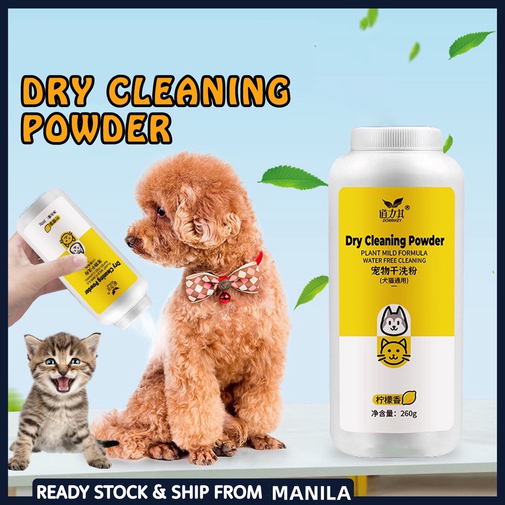 Pet Shampoo for Dog Dry Cleaning Powder for Dog Cat Cleaning Powder Dog