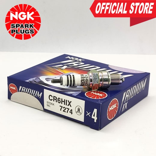 NGK CR6HIX Iridium IX Spark Plugs for XRM 110,RAIDER J/R/PRO, Mio Soul