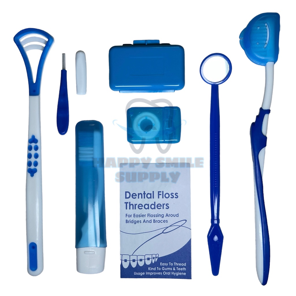 Ortho Kit Oral Hygiene Care Travel Toothbrush for Braces Dental Oral