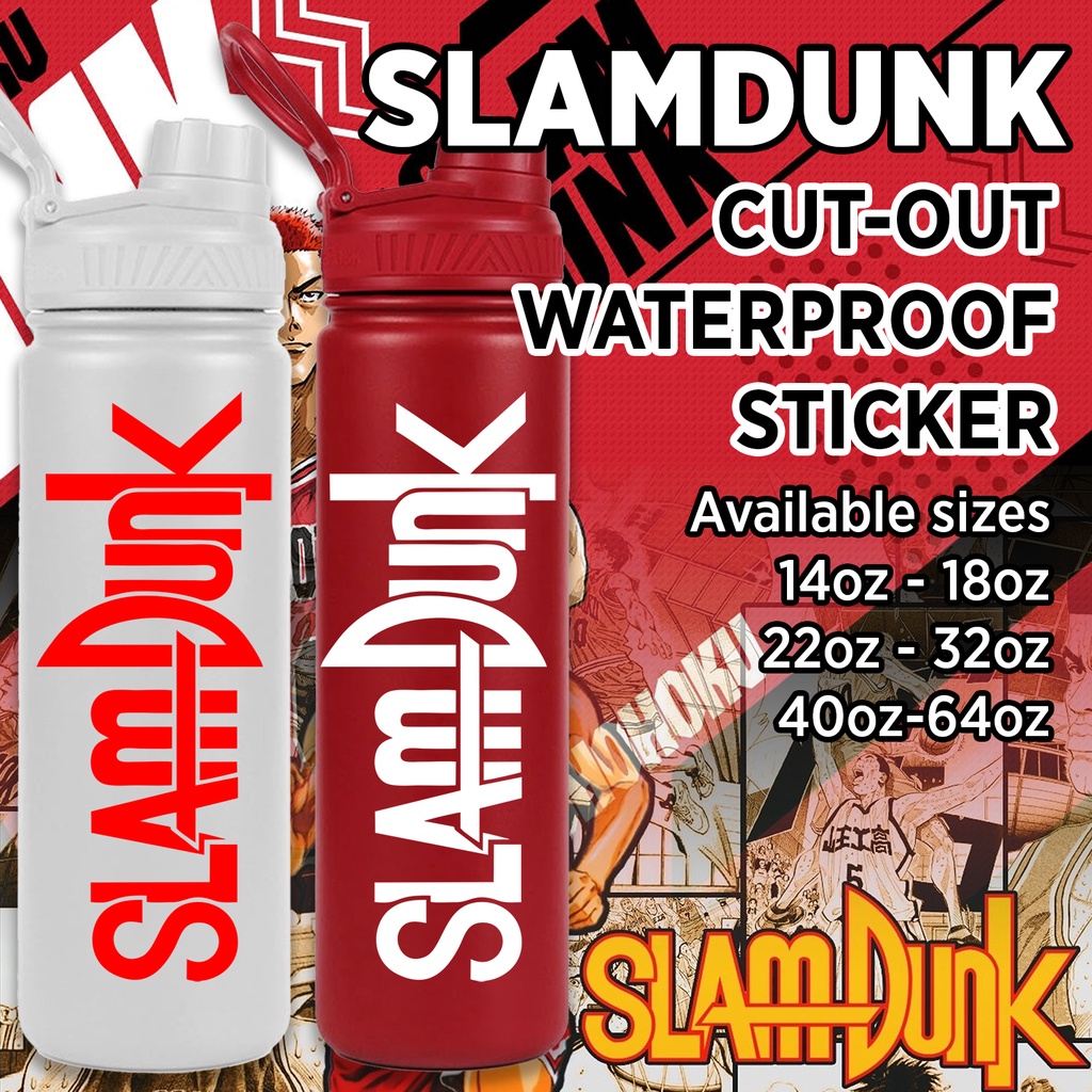 Slamdunk Tumbler Sticker | Cut-out AquaFlask Sticker | Slamdunk Decal ...