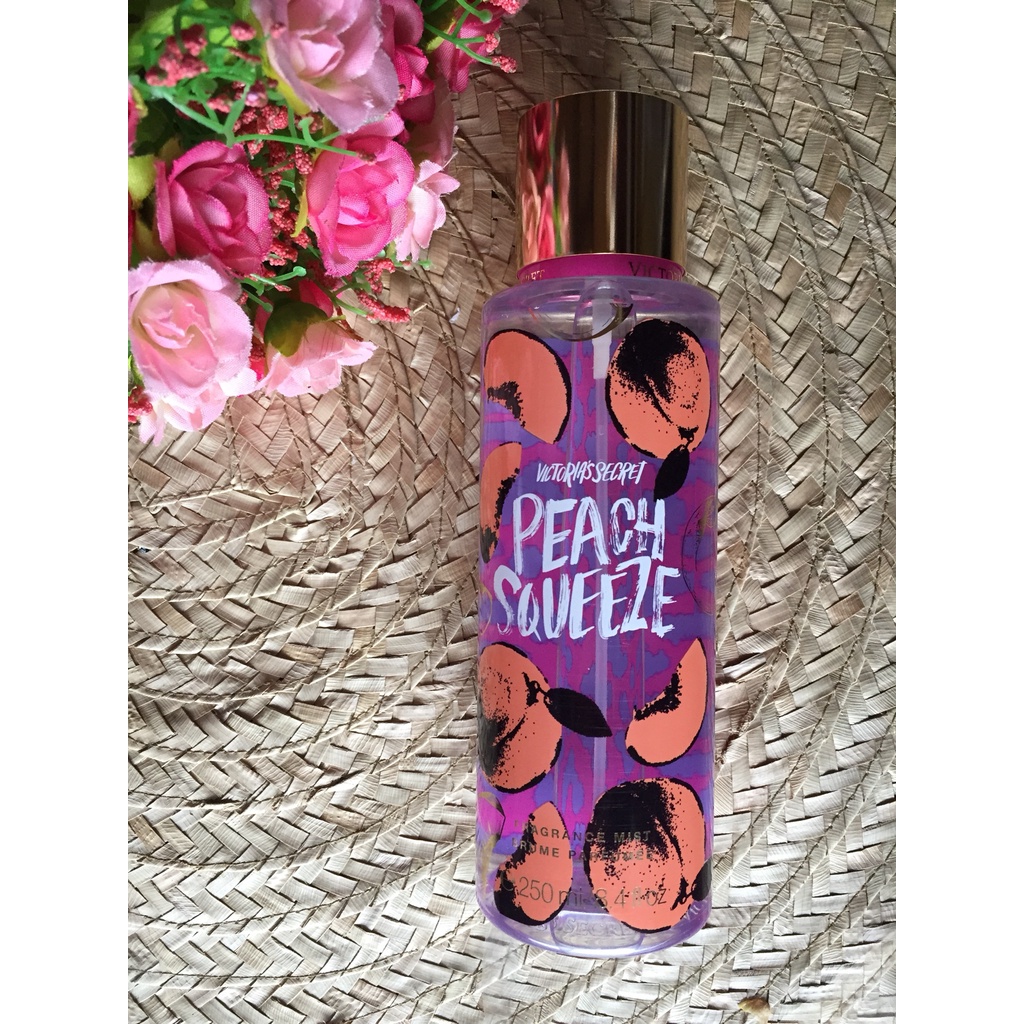 Peach Squeeze Victoria's secret Fragrance mist with US Barcode 250ml