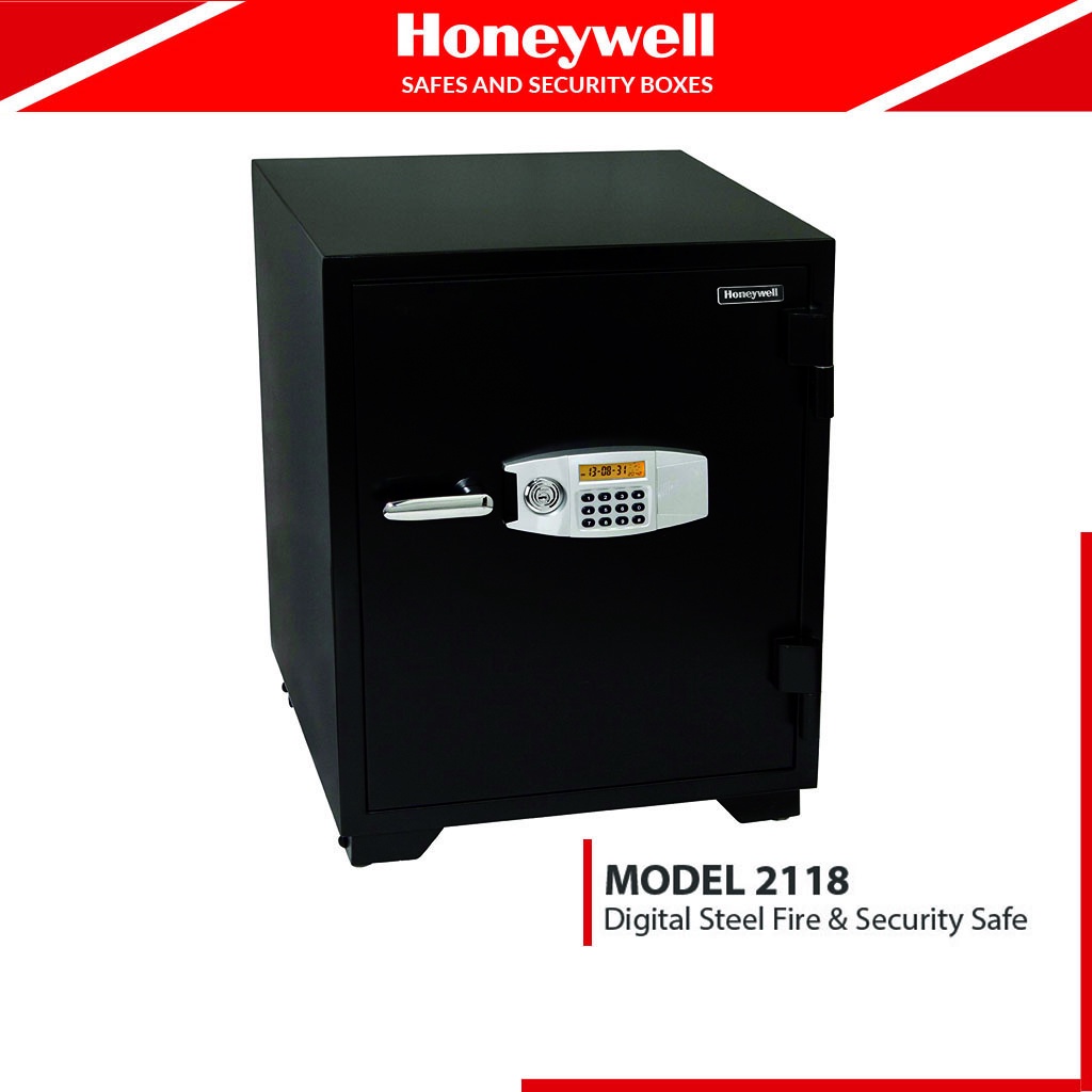 Honeywell Safe 2118 Digital Steel Fire & Security Safe Cash Vault Box