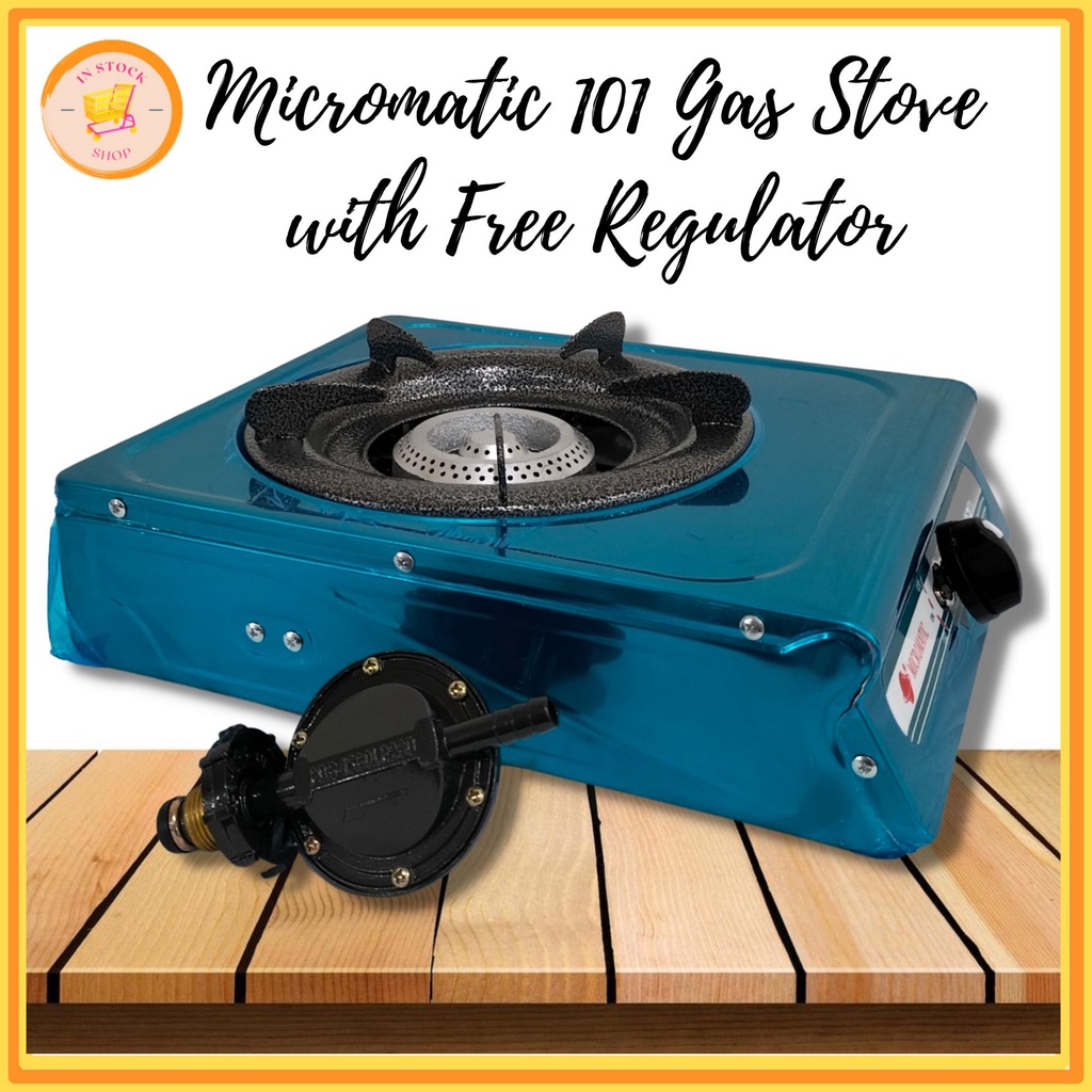 MICROMATIC 101 SINGLE BURNER GAS STOVE WITH REGULATOR / GAS STOVE