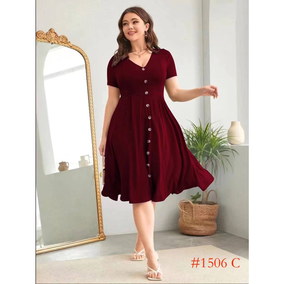Casual Formal plus size dress free size semi XL
