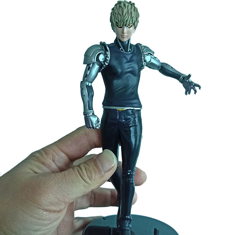 20CM Saitama Genos Anime Action FIgure One Punch Man Japan Figurine ...