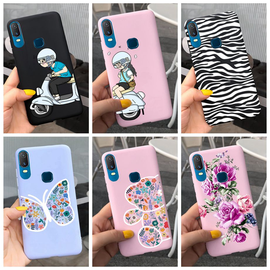 Vivo Y11 2019 Case Newest 2023 for Vivo 1906 Cover Soft TPU Silicone Candy  Phone Casing Bear Butterfly | Shopee Philippines