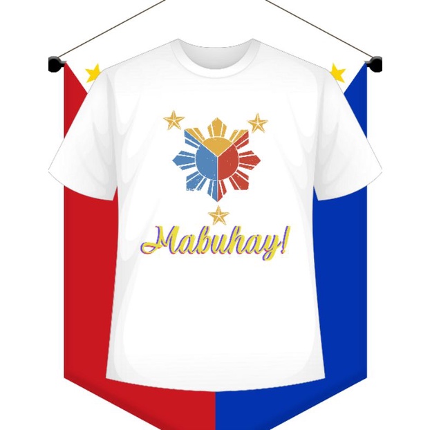 T-shirt Makabayan Filipino Unisex 100percent Cotton | Shopee Philippines