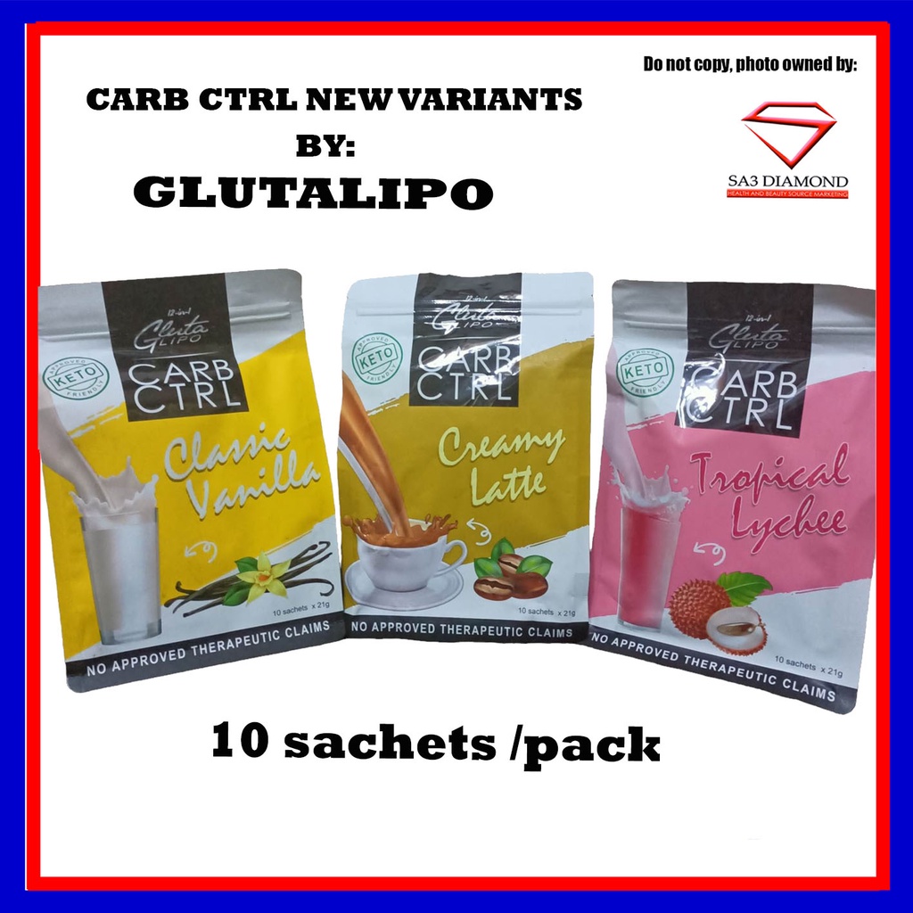 CARB CTRL NEW VARIANT FLAVOR - CREAMY LATTE, TROPICAL LYCHEE, VANILLA ...
