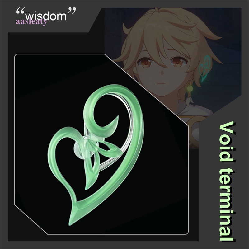 Aasleaty 1pc JINN Genshin Impact Earwear Sumeru Communication Tool