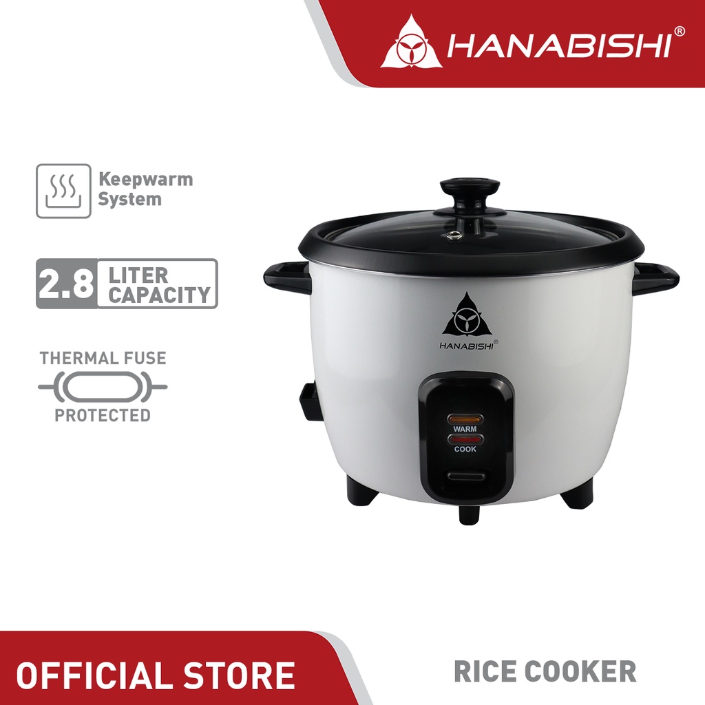 Hanabishi Rice Cooker HRC28HBWT Shopee Philippines