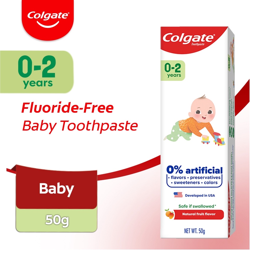 Colgate baby Kids Toothpaste 02 years old 50g Safe if Swallowed