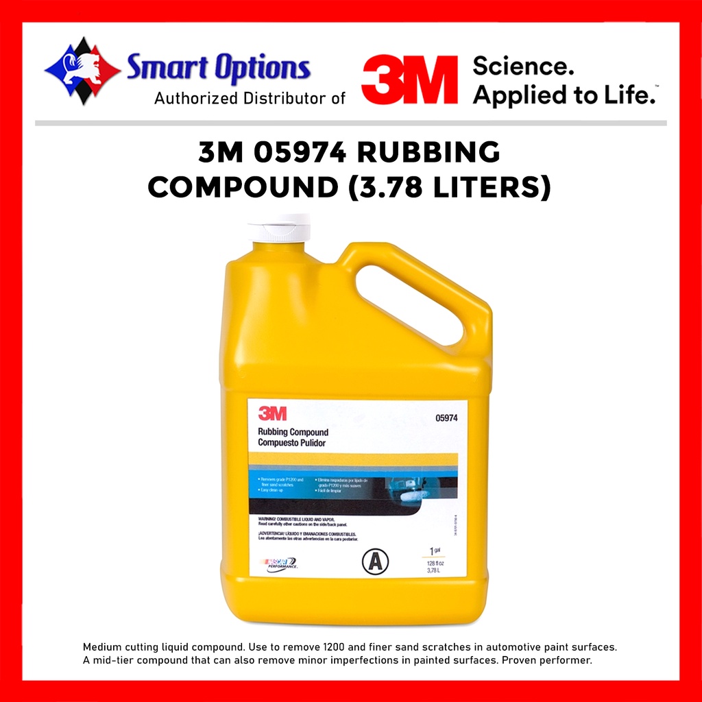 3M 05974, Rubbing Compound