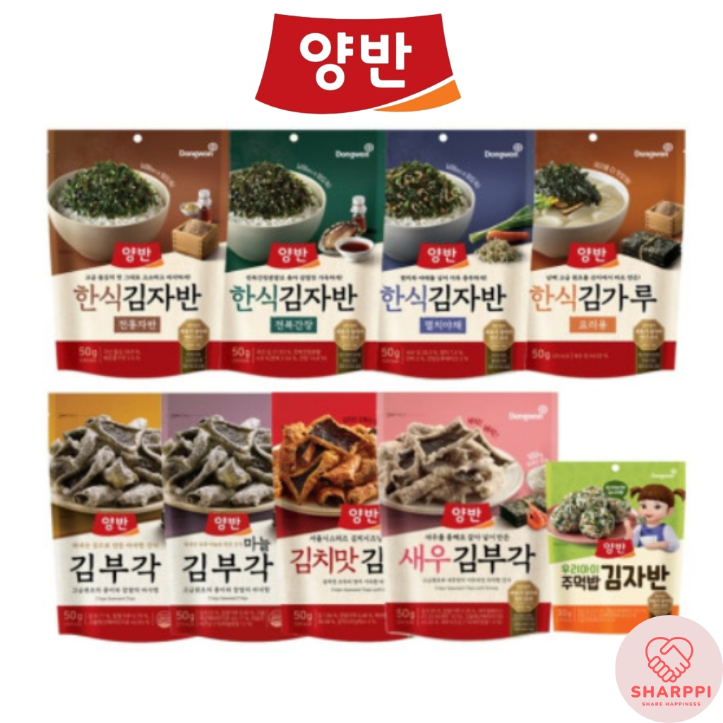 [Dongwon] Yangban Seaweed Collection 50g Korean Snacks /Seaweed Flakes ...