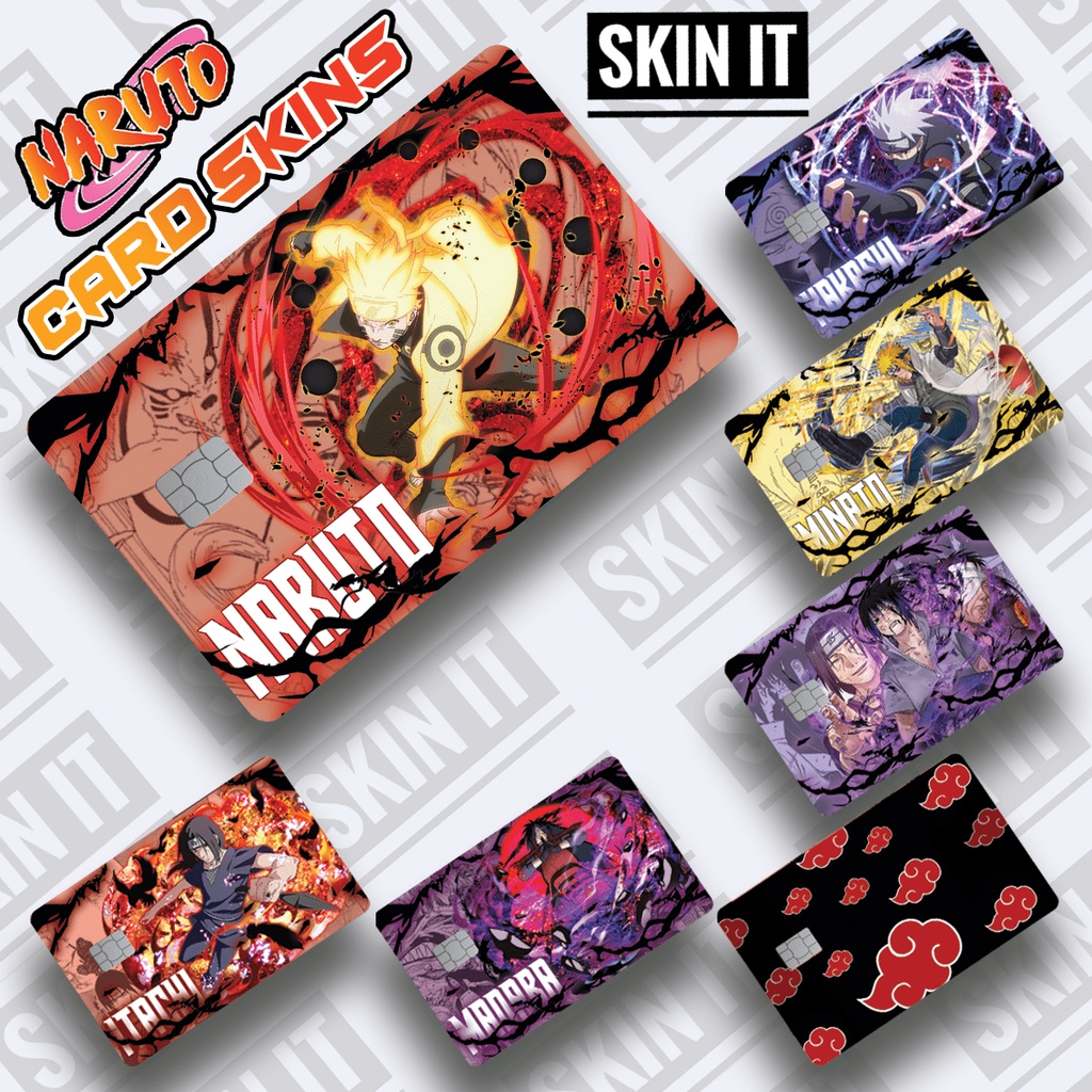 Atm card sticker Naruto Themed Card Sticker Skins For Atm Cards And ...