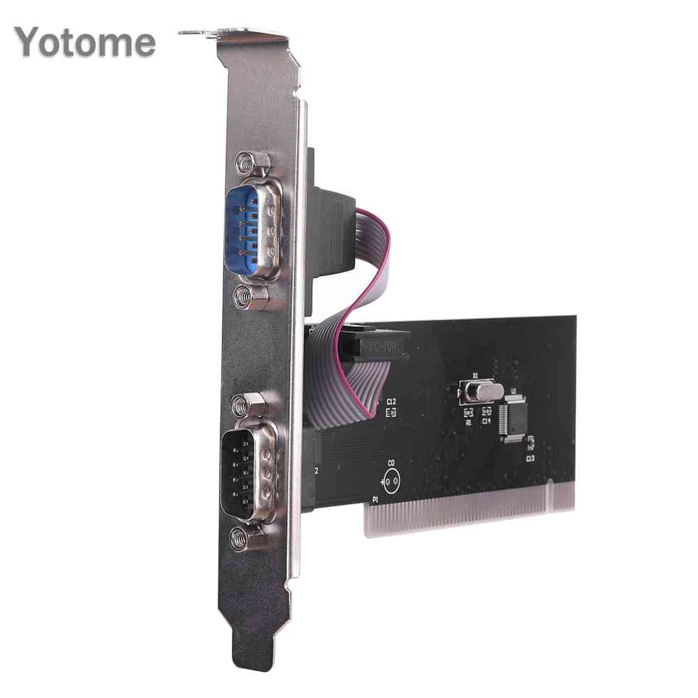 PCI Serial Port Card PCI to COM 9 Pin RS232 DB9 Desktop Expansion Cards ...