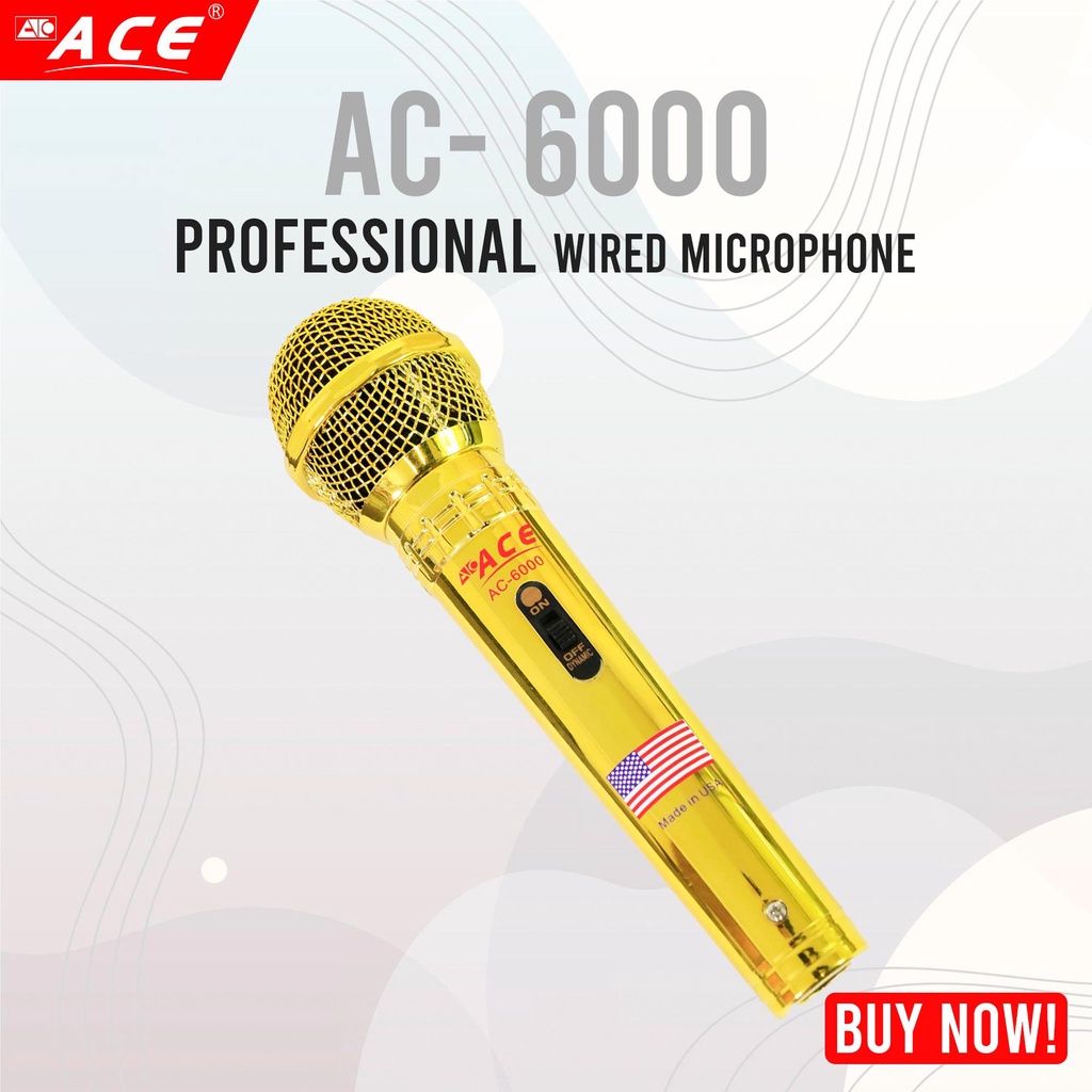 ACE AC 6000 Wired Microphone Shopee Philippines