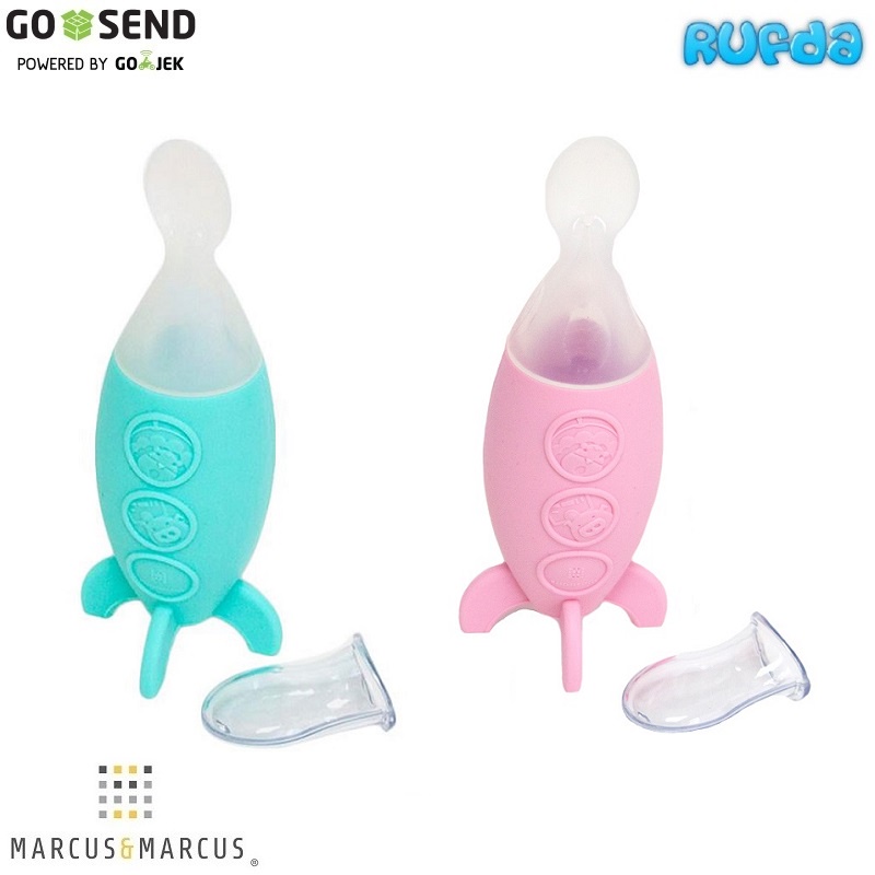 Marcus Marcus Feeding Spoon Dispenser Bottle Spoon MPASI Silicone ...