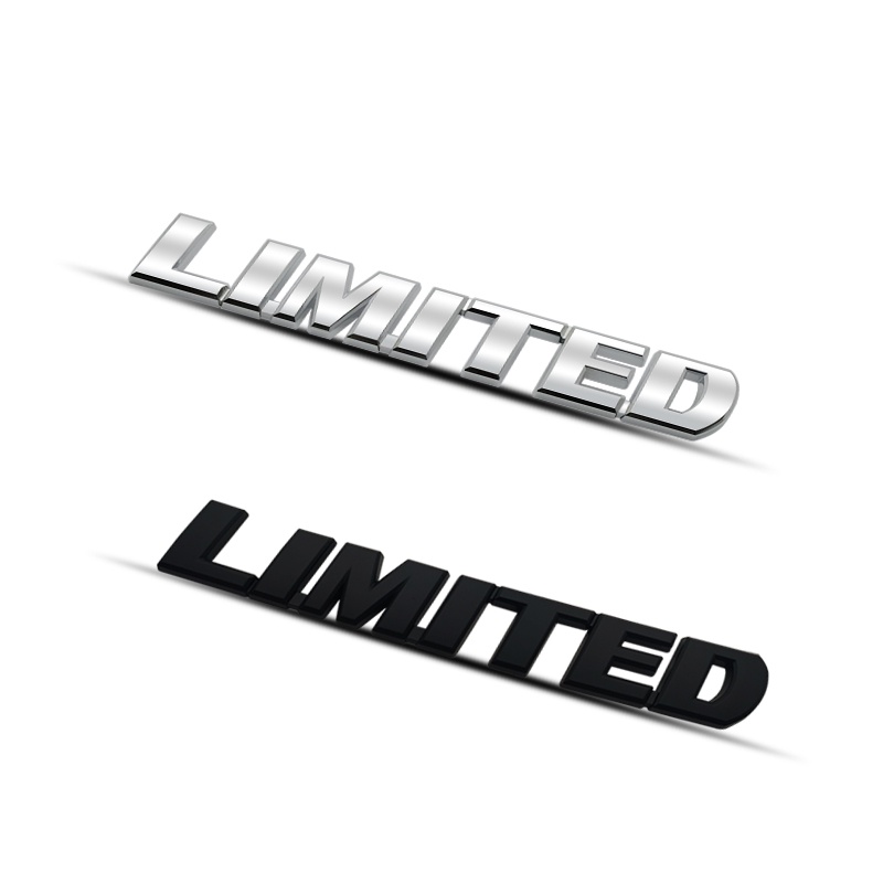 Metal Letters LIMITED Logo Emblem Car Logo Badge Sticker | Shopee ...